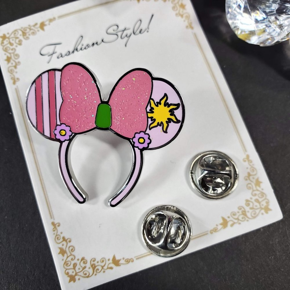 2/$18 Minnie Ears Disney Themed Hard Enamel Pin